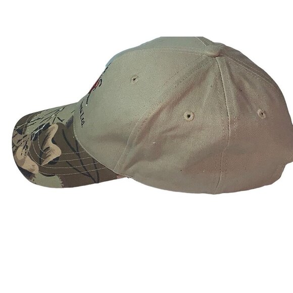 Dragons Products Ltd Men's Cap Hat Tan Camo Adjustable Dragon Logo OSFM - Picture 2 of 5
